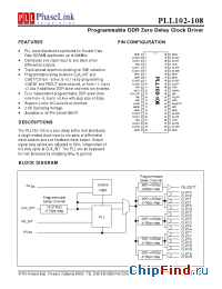 Datasheet PLL102-108XC manufacturer PhaseLink