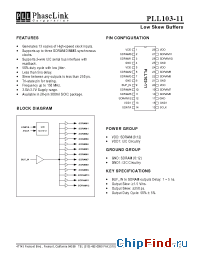 Datasheet PLL103-11 manufacturer PhaseLink