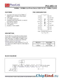 Datasheet PLL602-14OC manufacturer PhaseLink
