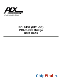 Datasheet PCI6152-CC66BC manufacturer PLX