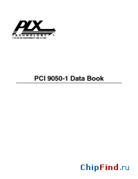 Datasheet PCI9050-1 manufacturer PLX