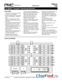 Datasheet PM5372 manufacturer PMC-Sierra