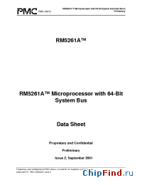 Datasheet RM5261A-300-HI manufacturer PMC-Sierra
