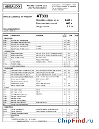 Datasheet AT333S24 manufacturer Power Semiconductors