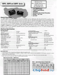 Datasheet 105S12FR manufacturer Power-One