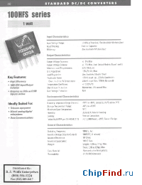 Datasheet 105S12HFS manufacturer Power-One