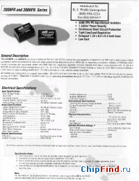 Datasheet 205S48HFR manufacturer Power-One