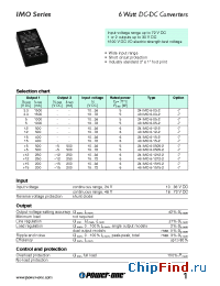Datasheet 48IMO6-05-2 manufacturer Power-One