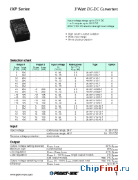 Datasheet 48IXP3-05-05-7 manufacturer Power-One