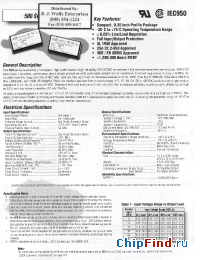 Datasheet 505S18 manufacturer Power-One