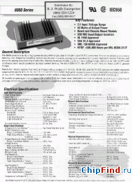 Datasheet 6005/15T12 manufacturer Power-One