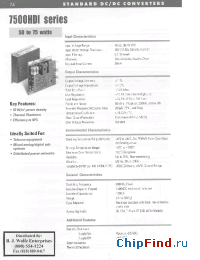 Datasheet 7503S48HDI manufacturer Power-One