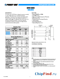 Datasheet DGP30E48S15 manufacturer Power-One