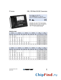Datasheet EP2101-7R manufacturer Power-One