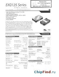 Datasheet EXQ125-48S3V3 manufacturer Power-One