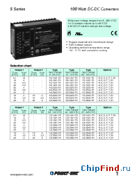 Datasheet FS1301-7R manufacturer Power-One