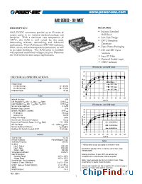 Datasheet HAS030ZH-A manufacturer Power-One