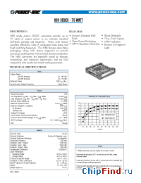 Datasheet HBS066YE-A manufacturer Power-One