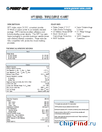 Datasheet HPT015ZEHH-AS1 manufacturer Power-One