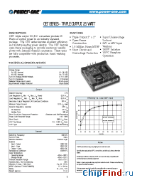 Datasheet OET020ZEHH-A manufacturer Power-One