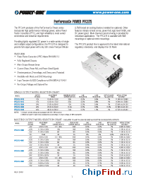 Datasheet PFC375-1048 manufacturer Power-One