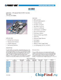 Datasheet Q2S30ZD manufacturer Power-One