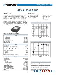 Datasheet XWD1205 manufacturer Power-One