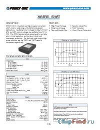 Datasheet XWS1205 manufacturer Power-One