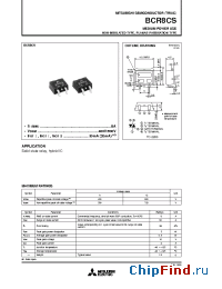 Datasheet BCR10CS-8L manufacturer Powerex