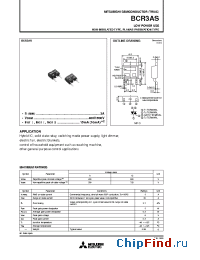 Datasheet BCR3AS-12L manufacturer Powerex