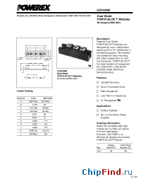Datasheet CD410860 manufacturer Powerex