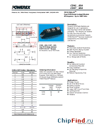 Datasheet CD420860 manufacturer Powerex