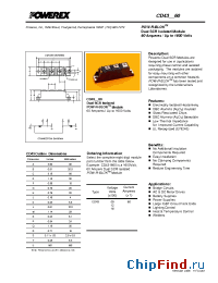 Datasheet CD431260 manufacturer Powerex