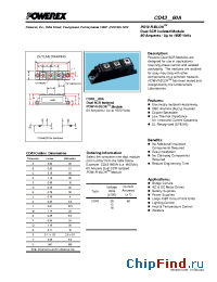 Datasheet CD4360A manufacturer Powerex