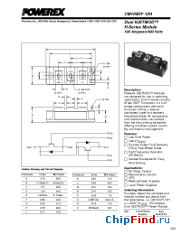 Datasheet CM100DY-12H manufacturer Powerex
