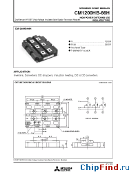 Datasheet CM1200HB-66H manufacturer Powerex