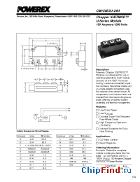 Datasheet CM150E3U-24H manufacturer Powerex