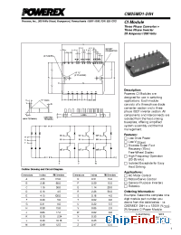Datasheet CM25MD1-24H manufacturer Powerex