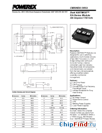 Datasheet CM300DU-34KA manufacturer Powerex