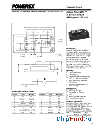 Datasheet CM400HA-28H manufacturer Powerex