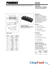 Datasheet CM431255 manufacturer Powerex