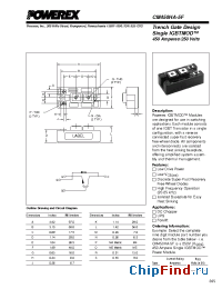 Datasheet CM450HA-5F manufacturer Powerex