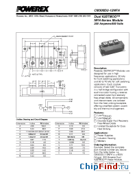 Datasheet CMDU300DU-12NFH manufacturer Powerex