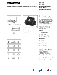 Datasheet CS240650 manufacturer Powerex