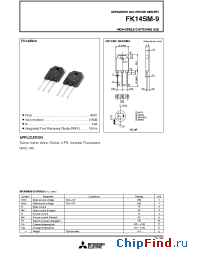 Datasheet FK14SM-9 manufacturer Powerex
