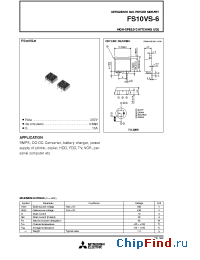 Datasheet FS14SM-14A manufacturer Powerex