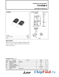 Datasheet FS18SM-9 manufacturer Powerex