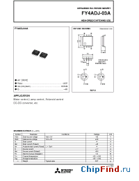 Datasheet FY4ADJ-03A manufacturer Powerex