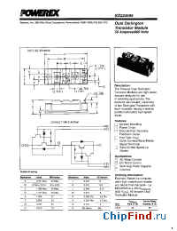 Datasheet KD224505 manufacturer Powerex