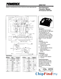 Datasheet KD621K30 manufacturer Powerex